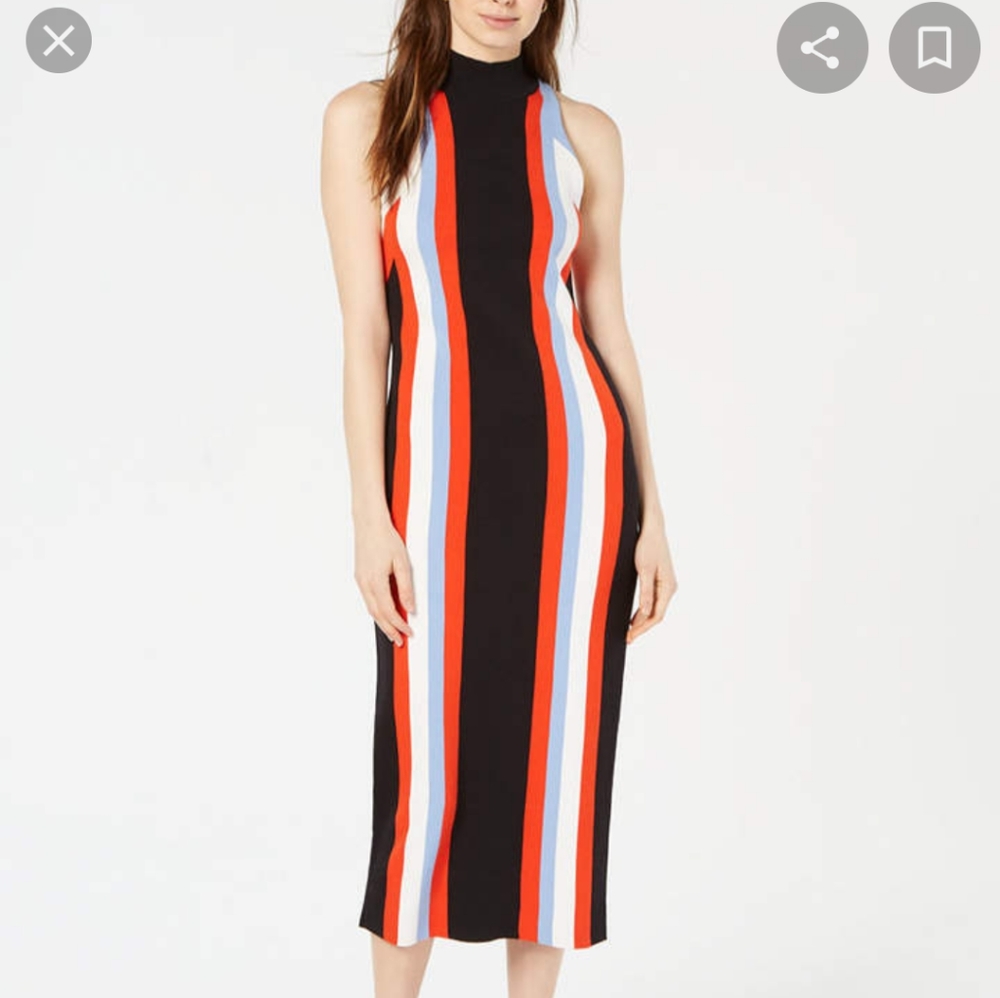 *NEW* Bar III vertical striped sweater dress